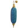 Pendule resine long bleu