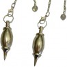 Pendule ste-olive argenté