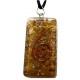 Pendentif Orgonite (Citrine)