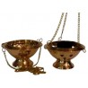 Porte encens laiton suspensions
