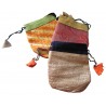 Trois petites pochettes brocard