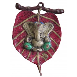 GANESH feuille rouge