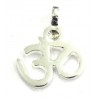 Pendentif OM argente
