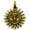 Pendentif soleil doré